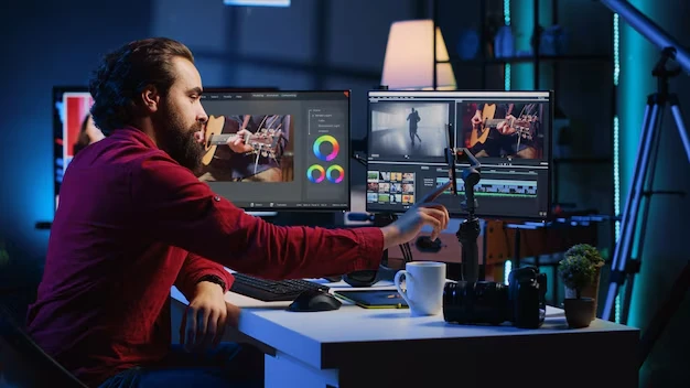 YouTubers, creadores de TikTok, editores de video, estudios creativos